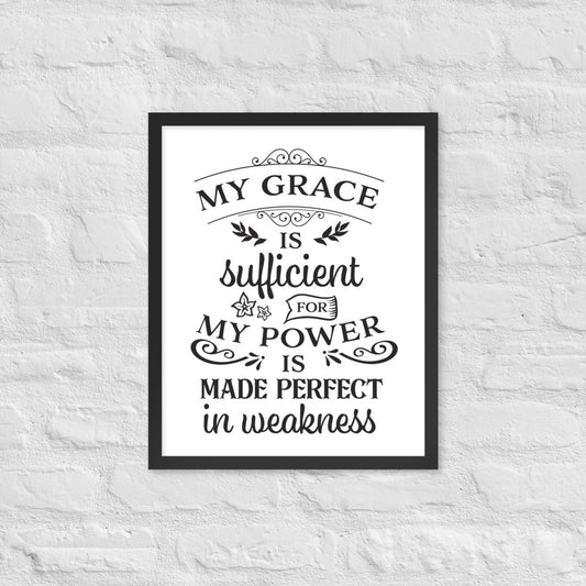 God's grace Bible verse wall art