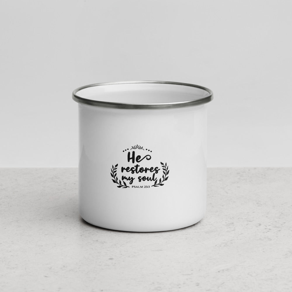 He Restores My Soul Christian Mug