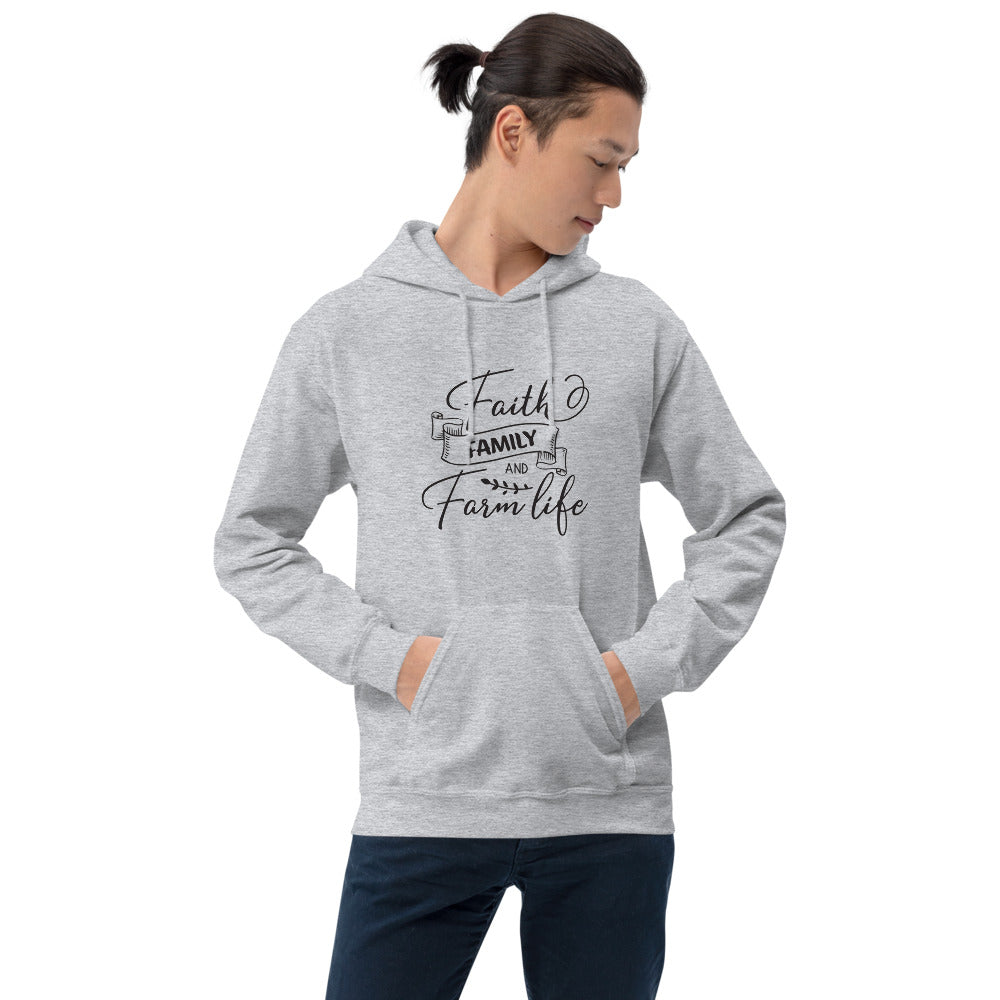 Faith Family and Farm Life Unisex Hoodie