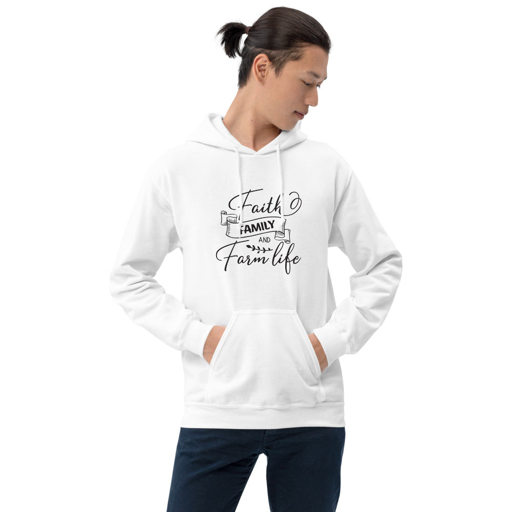 Faith Family and Farm Life Unisex Hoodie