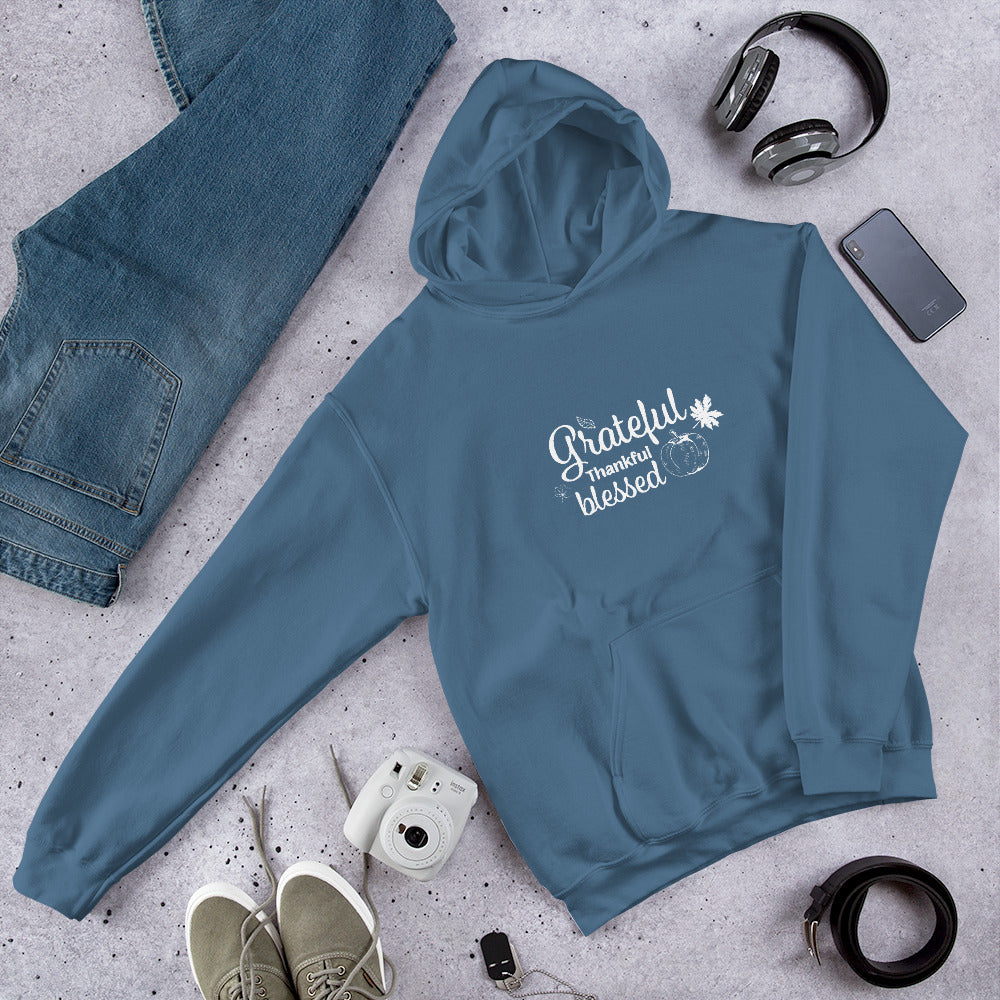 Grateful Thankful Blessed Unisex Hoodie