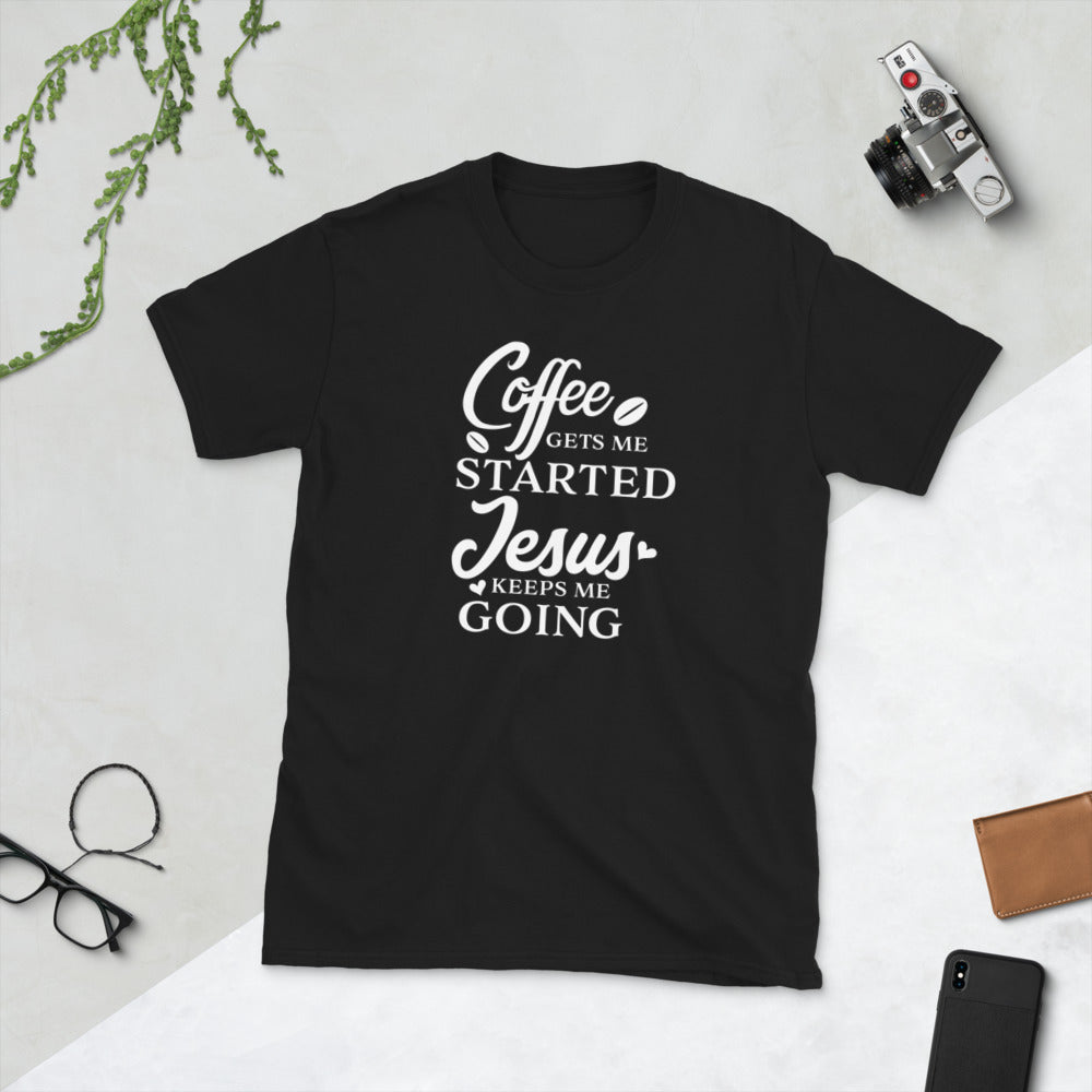Jesus Keeps Me Going Christian Tee