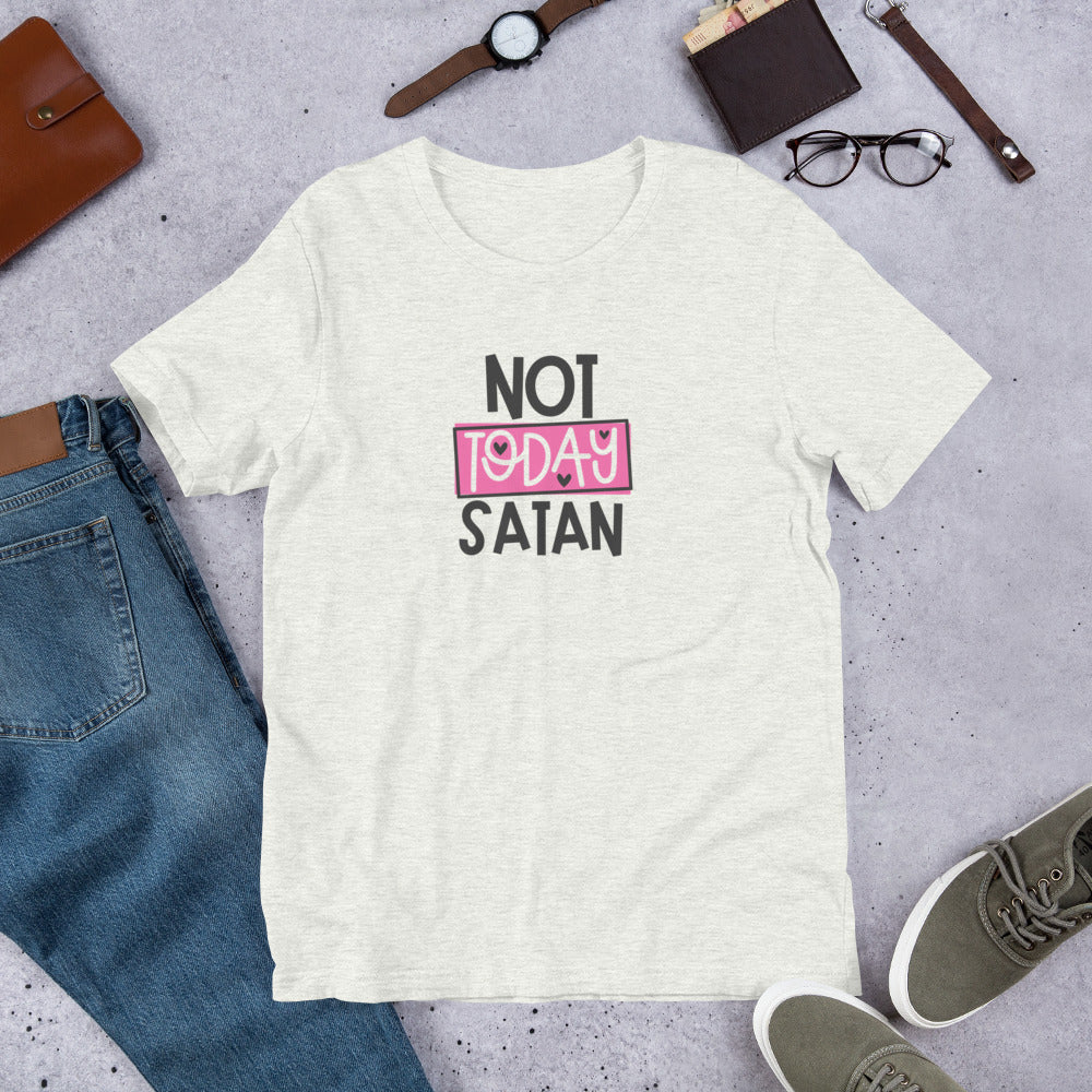 Not Today Satan Christian T-Shirt