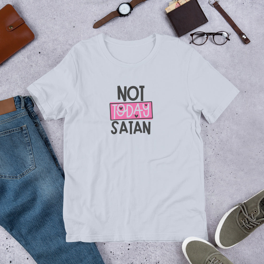 Not Today Satan Christian T-Shirt