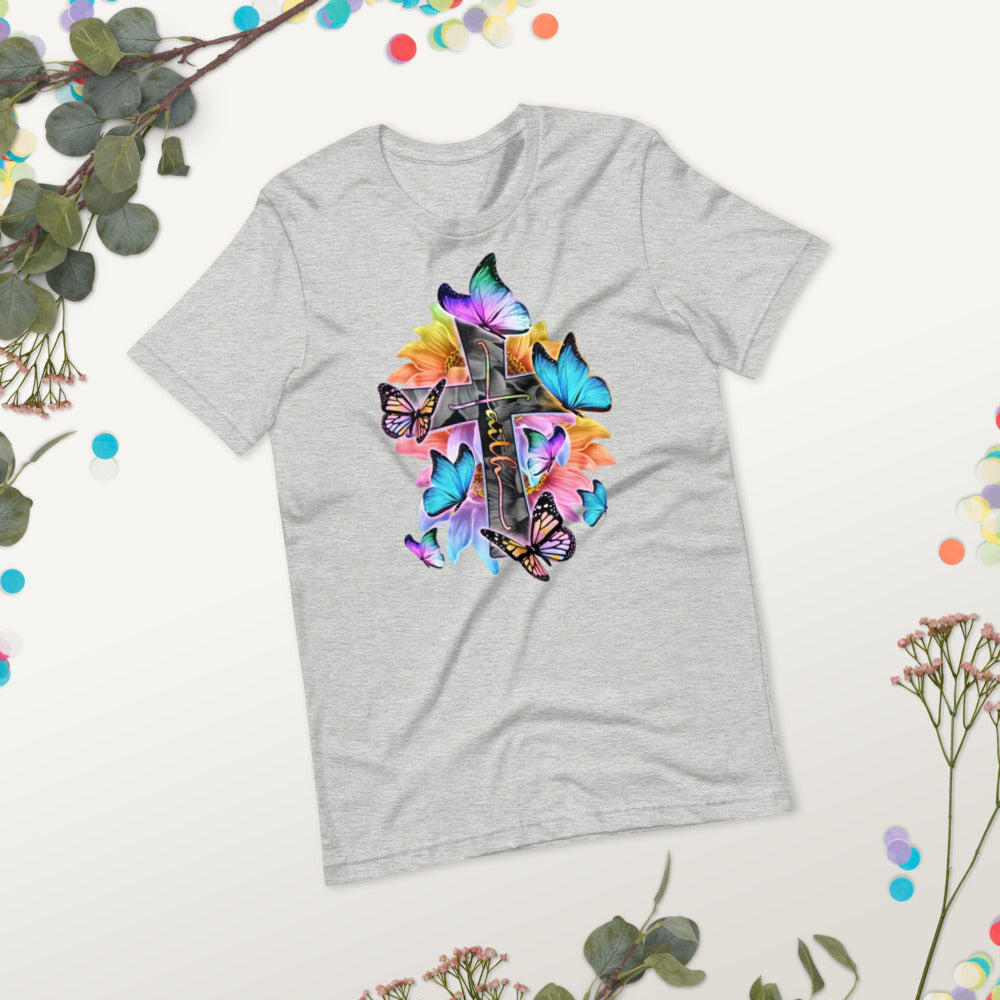 butterfly-faith-Christian-t-shirt-athletic-heather
