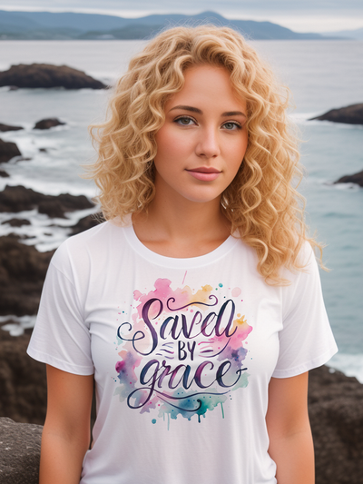 Saved-by-Grace-Christian-t-shirt