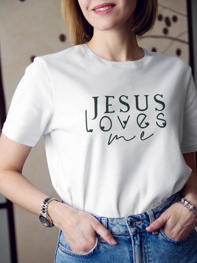 Jesus loves me Christian t-shirt