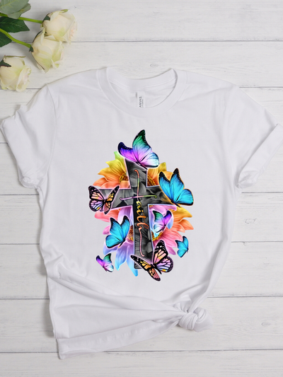 butterfly-faith-Christian-t-shirt