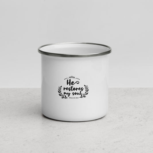 He Restores My Soul Christian Mug