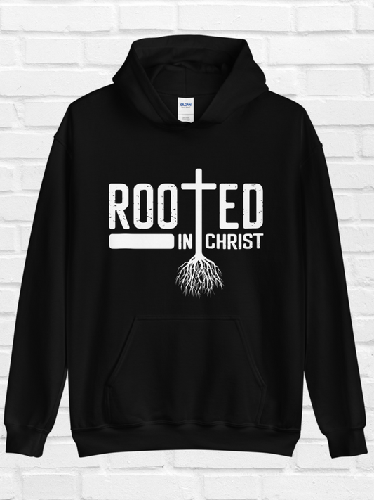 Rooted In Christ Christian Hoodie